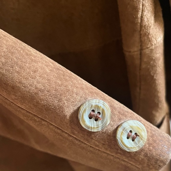 Vintage mcgregor leather coat Mens Sz 40 long - Picture 4 of 10